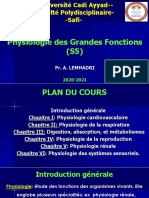 Physiologie Des Grandes Fonctions - Introduction