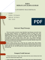 BAHAYA INTERNET BAGI REMAJA