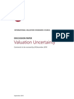 1009 Valuation Uncertainty