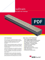 ACO PatioDrain Datasheet