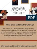 Arts and Creativity Literacy