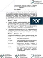Lineamientos Del D.U 021-2022 Devolución 40% Peajes