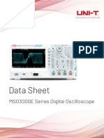 Sheet: 03000E Digital Oscilloscope