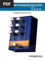 Empress Bass Compressor Manuel Utilisateur en 81366