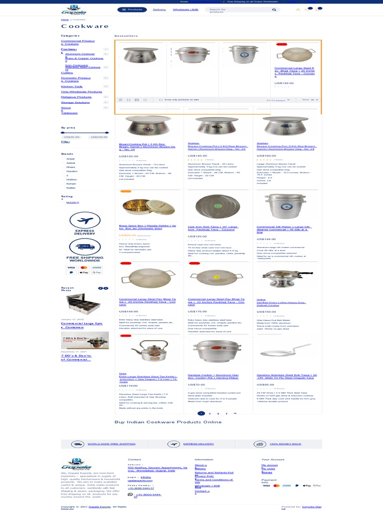 Handvo Cooker in Stainless Steel | PDF | Cookware And Bakeware ...