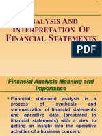 Presentation On Financial Statment Analysis Prepared For Prticipants