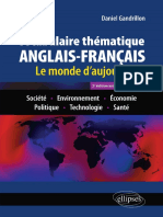 Vocabulaire Thématique Anglais Français Le Monde D Aujourd Hui