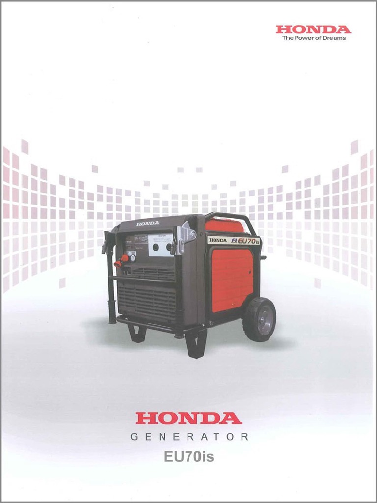 Catalogue Honda Eu 70 Is | PDF