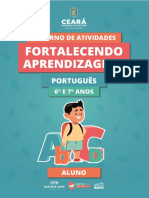Lingua Portuguesa Aluno 6 e 7anos