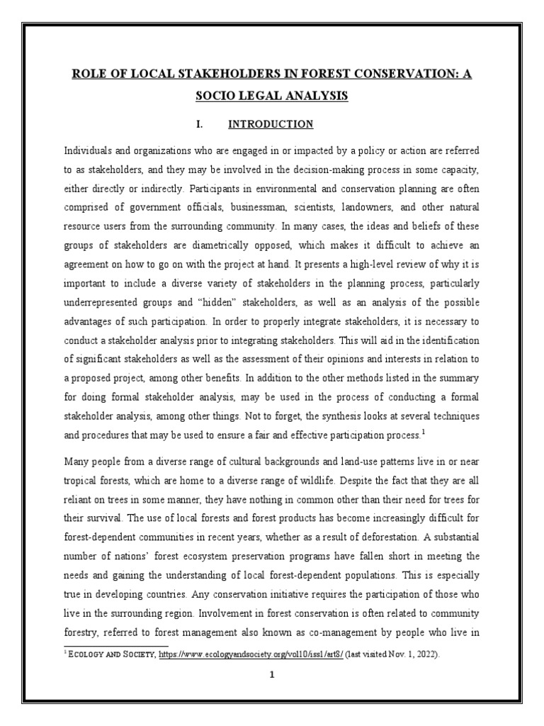 role-of-local-stakeholders-in-forest-conservation-a-socio-legal