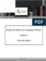 13 - Projeto 1 - Fonte de Dados