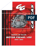 [GAS GAS] Manual de Taller Motor FSE400 450 de 2002 y 2003