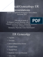 ER Gynecology Presentations in Belize