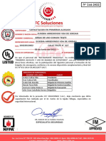 Certificado Capacitacion en Primeros Auxilios Teqte
