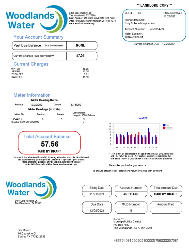 Utilitybill 3 Pdf Economies Payments