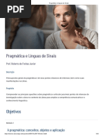 Pragmática e Línguas de Sinais