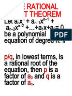 Rational Root Theorem: Find Roots of Polynomial Equations