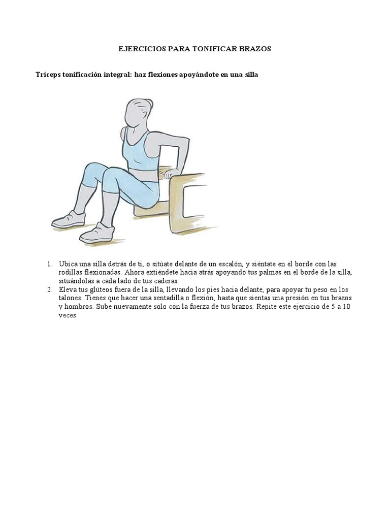 Ejercicios para Tonificar Brazos | PDF