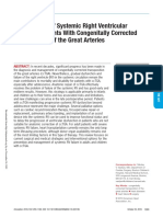 Management of Systemic Right Ventricular Failure in Patients With Congenitally Corrected Transposition of The Great Arteries