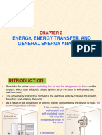 Energy transfer in a sealed room with a running fan