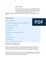 2.land As A Factor of Production...