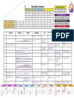 Calendário da Estaca Montese 2022 com Reuniões e Conferências