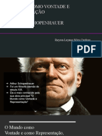 Modo de Conhecimento Estético e Mundo Arthur Schopenhauer