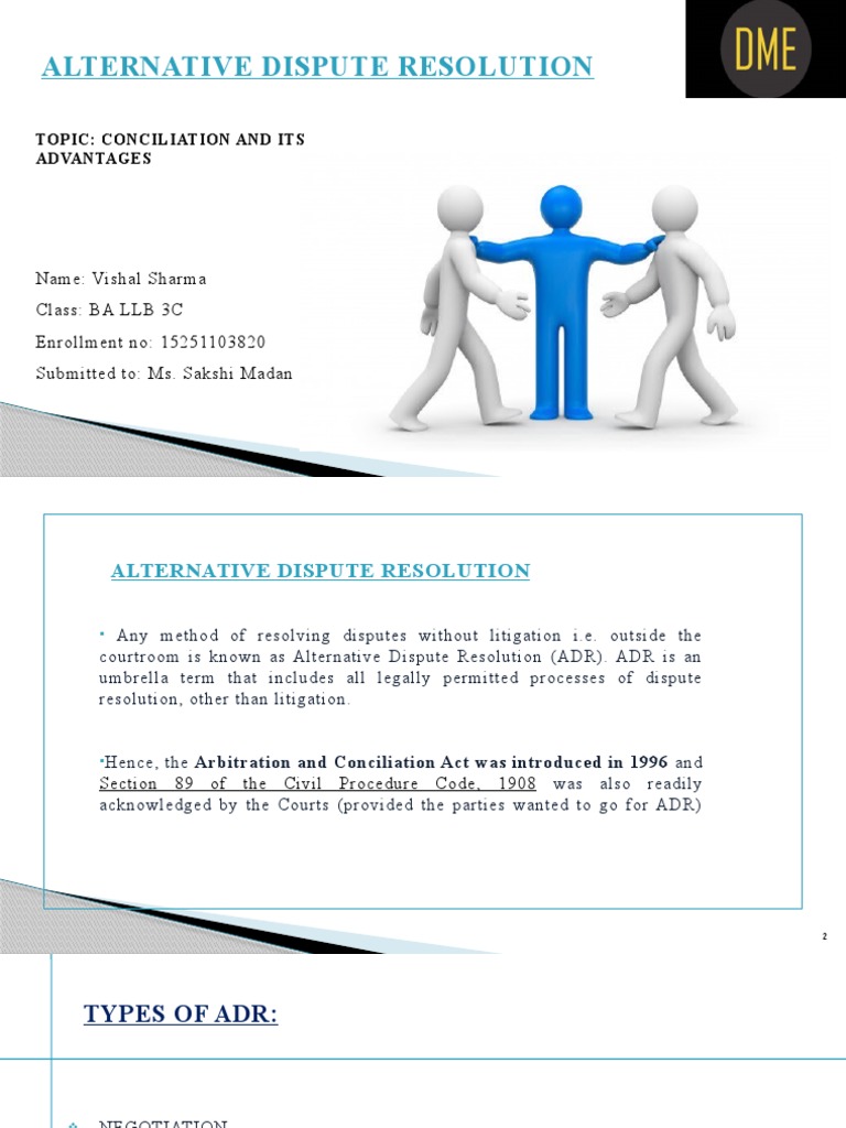 ADR Psda - Vishal | PDF | Alternative Dispute Resolution | Mediation
