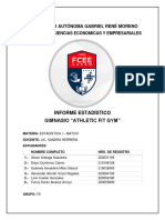 Informe Estadístico Gimnasio Athletic Fit Gym (Grupo D)