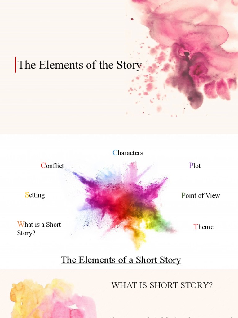 Key Elements of Short Stories Explained | PDF | Narration | Plot ...