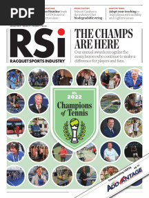 Jan '23 Racquet Sports Industry Magazine