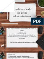 Copia de Notificación de Los Actos Administrativos