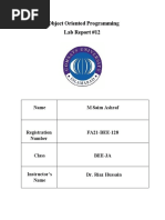 Lab Report 12