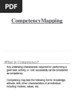 Competency Mapping