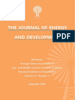 "Foreign Direct Investments in Low - and Middle-Income Countries in Africa: Poverty Escalation or Reduction?" by Atif Awad