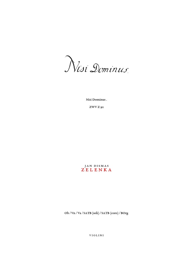zelenka-nisi-dominus-violine-pdf