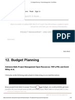 Budget Planning - Project Management - 2nd Edition