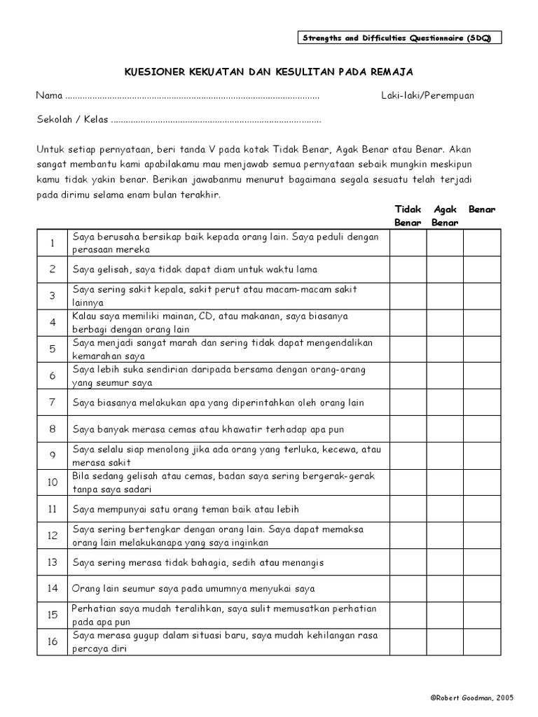 3 sdq instrumen lain valid pdf