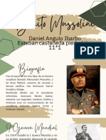 Benito Mussolini biografía
