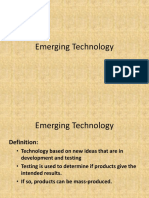 Emerging Technologies