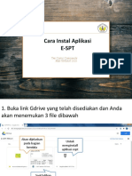 Cara Instal Aplikasi E-SPT