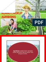 Ruang Lingkup Agribisnis