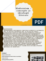 Modernism - Concepte Și Ideologii Literare