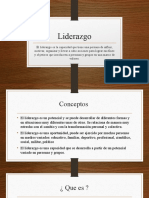 Liderazgo y Conteporaneadid