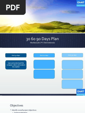 30 60 90 Days Plan
