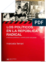 Marcela Ferrari Parlamento Radical