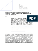 Demanda de Alimentos Sandy Paola Villanueva Olivas