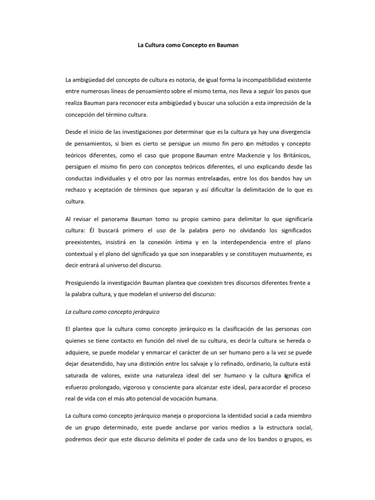 Decir definicion de cultura