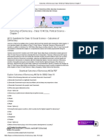 Outcomes of Democracy Class 10 MCQs Political Science Chapter 7