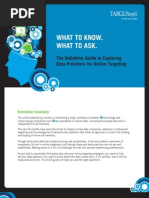 Guide to 3rd Party Data Provider